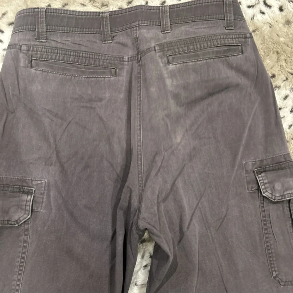 Roundtree and‎ Yorke Cargo Pants Mens Sz 36x32 Grey Gorpcore